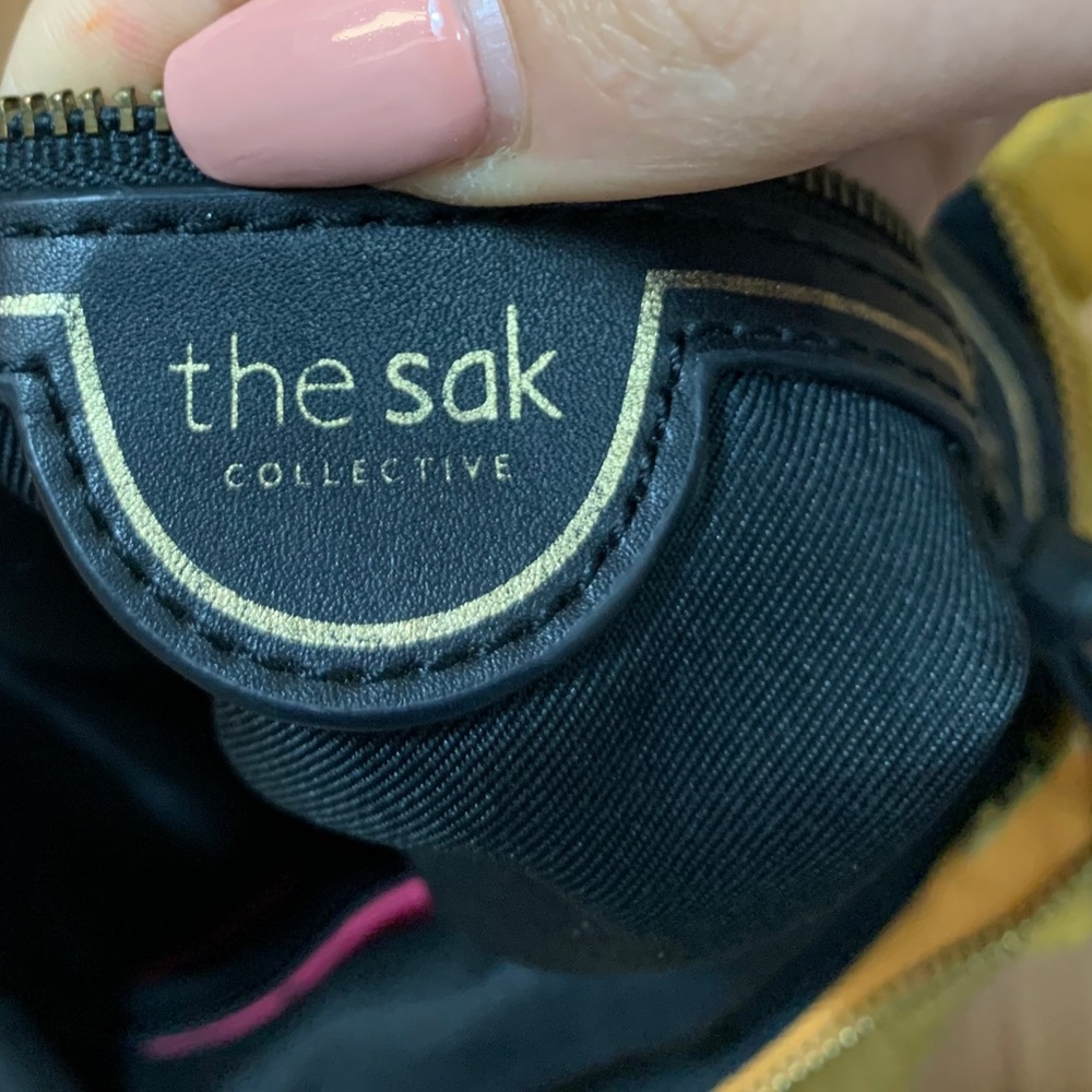 The Sak Sophie Suede Leather Crossbody Satchel - Picture 9 of 16